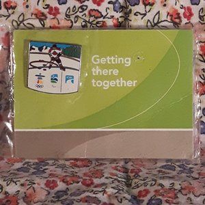 Collectable ICBC Vancouver 2010 Winter Olympics Hockey Enamel Pin